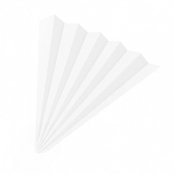 EVENTAIL EN PAPIER RECTANGLE 'SUNPAPER' - quadrichromie