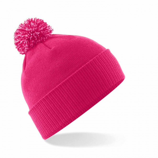 BONNET REVERS PUBLICITAIRE 'SNOBI ENFANT' - fuchsia