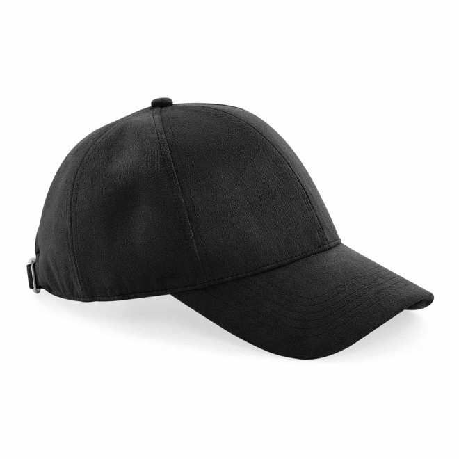 CASQUETTE PERSONNALISABLE EFFET DAIM 'DAIMO' - noir