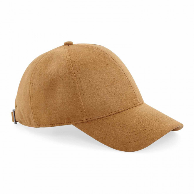 CASQUETTE PERSONNALISABLE EFFET DAIM 'DAIMO' - camel