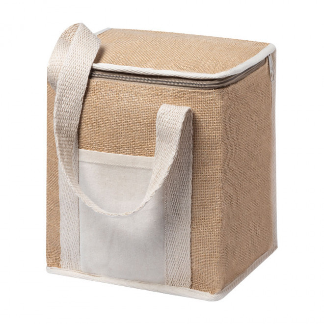 SAC ISOTHERME PERSONNALISÉ EN JUTE 'MELVILLE' - naturel