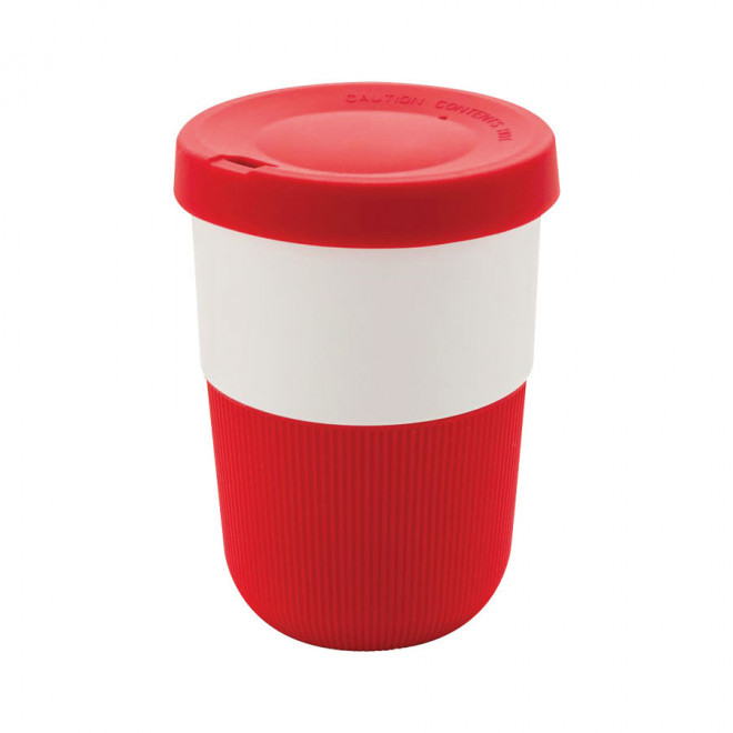 MUG PERSONNALISABLE EN PLA 'SALICA' - rouge