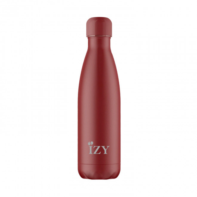 BOUTEILLE ISOTHERME 500ML PERSONNALISEE 'IZYO FULL' - rouge