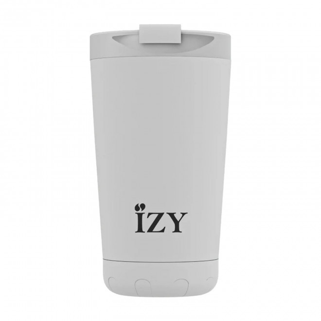 MUG ISOTHERME 350ML PERSONNALISE 'IZYO FULL' - blanc