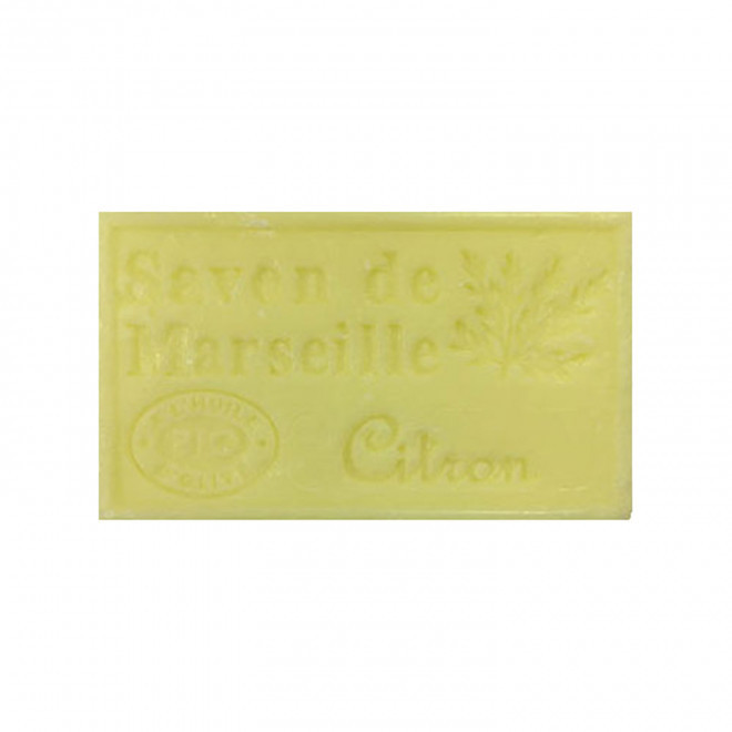 SAVON DE MARSEILLE PERSONNALISE 125GR 'OLIVIA' - citronnelle