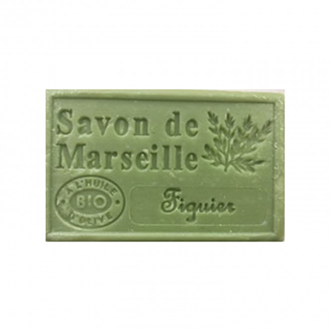SAVON DE MARSEILLE PERSONNALISE 125GR 'OLIVIA' - figuier