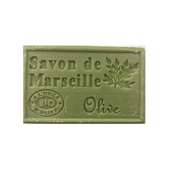 SAVON DE MARSEILLE PERSONNALISE 125GR 'OLIVIA' - huile d'olive