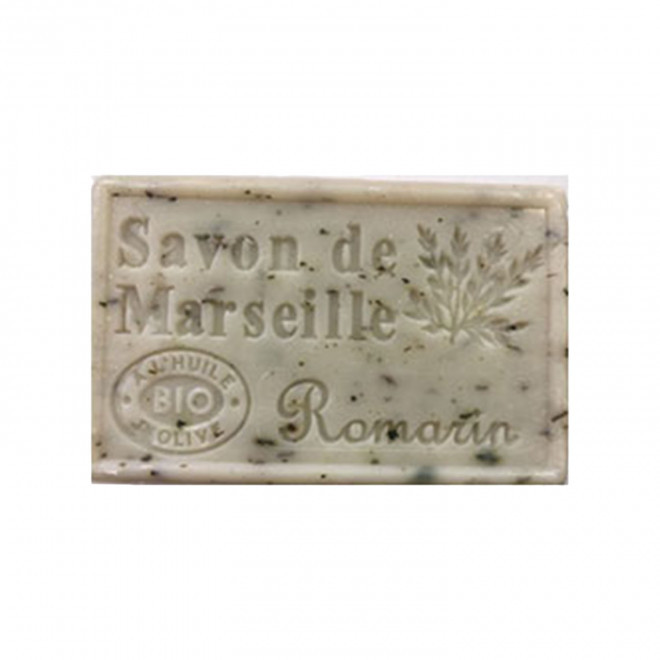 SAVON DE MARSEILLE PERSONNALISE 125GR 'OLIVIA' - romarin