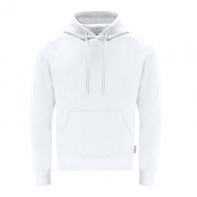 SWEAT CAPUCHE PERSONNALISABLE 'MORALIE BIO' - blanc