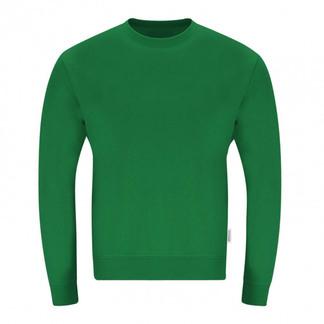 SWEAT COL ROND PERSONNALISABLE 'MORALIE BIO' - vert