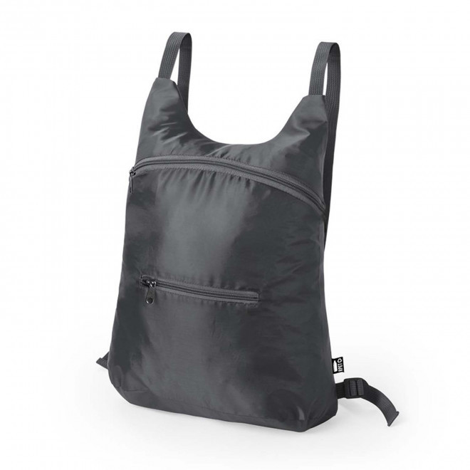 SAC A DOS PLIABLE RPET PERSONNALISABLE 'SIGNO RPET' - gris