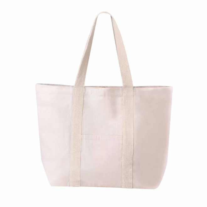 SAC COTON PERSONNALISABLE BICOULEUR 'ARIATI' - naturel