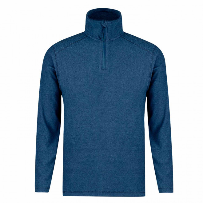 POLAIRE DEMI-ZIP 160G PERSONNALISABLE 'KURSA' - bleu marine