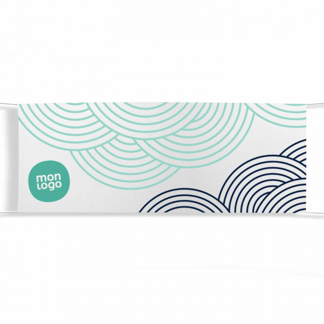 BACHE EN POLYESTER PERSONNALISABLE 'REKLAM POLY' - blanc 400 x 150 cm