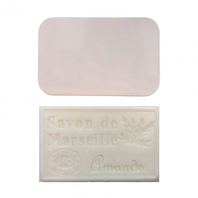SET PERSONNALISABLE SAVON ET BOITE METAL 'OLIVIA BOITE' - amande 