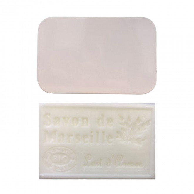 SET PERSONNALISABLE SAVON ET BOITE METAL 'OLIVIA BOITE' - lait d'ânesse