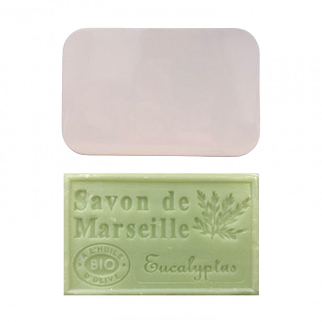 SET PERSONNALISABLE SAVON ET BOITE METAL 'OLIVIA BOITE' - eucalyptus