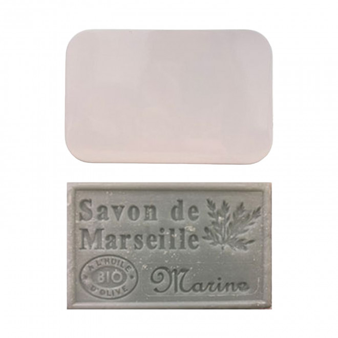 SET PERSONNALISABLE SAVON ET BOITE METAL 'OLIVIA BOITE' - marine