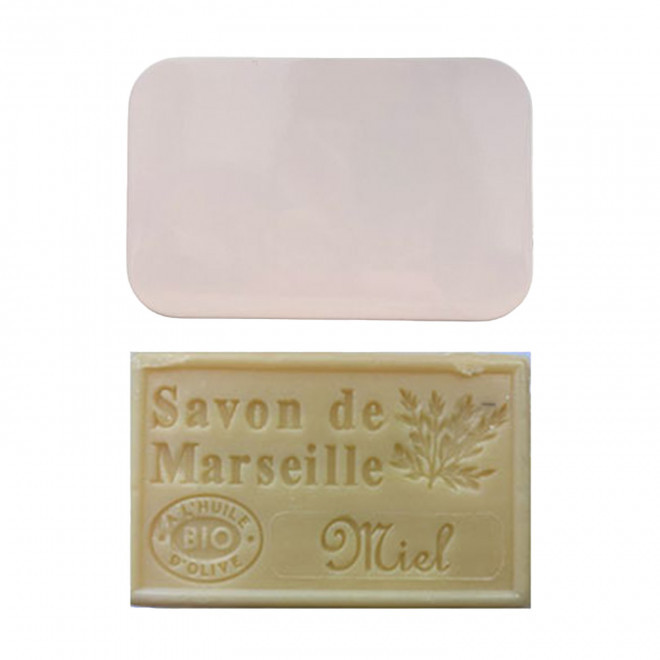 SET PERSONNALISABLE SAVON ET BOITE METAL 'OLIVIA BOITE' - miel
