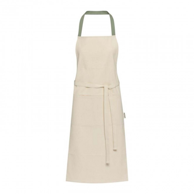 TABLIER 2 POCHES PERSONNALISE 200G 'NIA' - vert