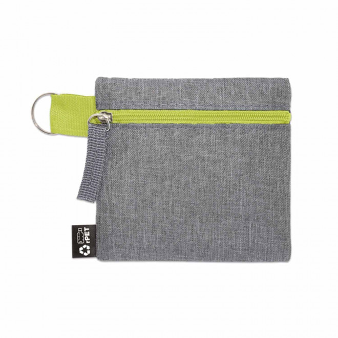 PORTE-MONNAIE RPET PERSONNALISE 'YEN' - vert clair