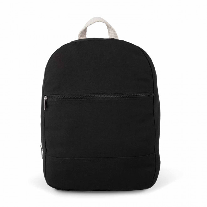 SAC A DOS EN COTON PERSONNALISABLE 'KESHA' - noir