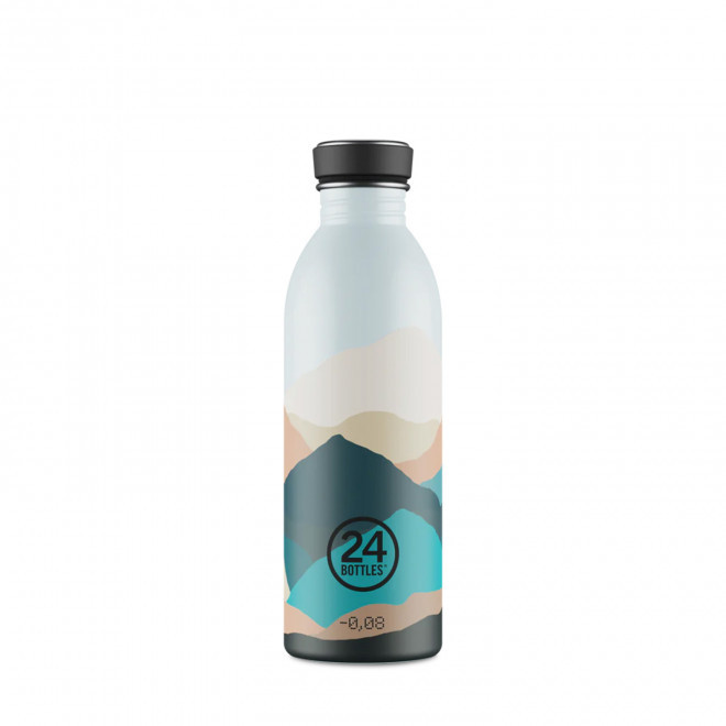 BOUTEILLE PERSONNALISEE EN INOX 500ML 'URBAN 24 BOTTLES' - montagne
