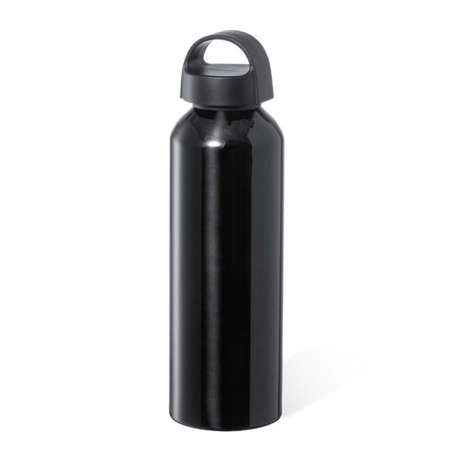 GOURDE PERSONNALISABLE ALU 800ML 'STALA' - noir