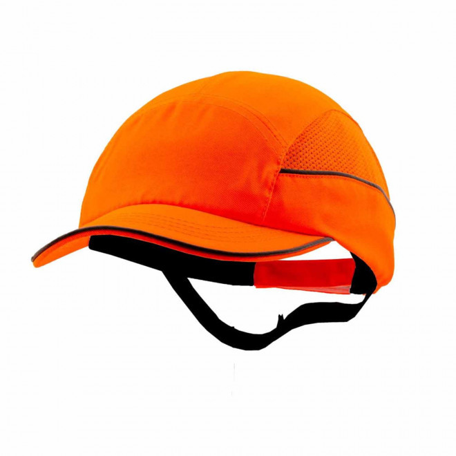 CASQUETTE DE SECURITE PERSONNALISABLE 'SECUCAPE' - orange fluo