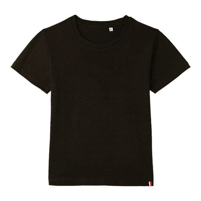 TEE SHIRT PERSONNALISABLE ENFANT BIO 'LOU' - noir