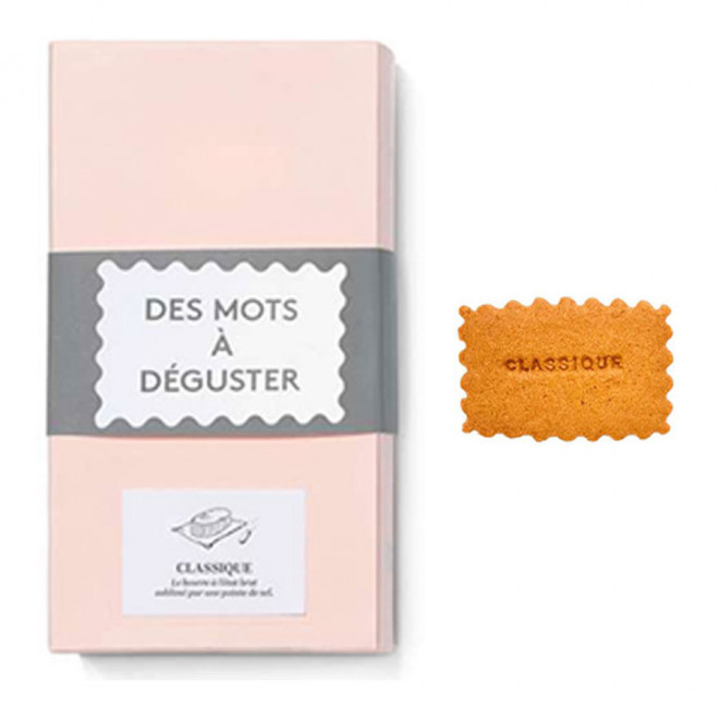 BOITE DE 12 BISCUITS PERSONNALISES 'YUMY' - pur beurre