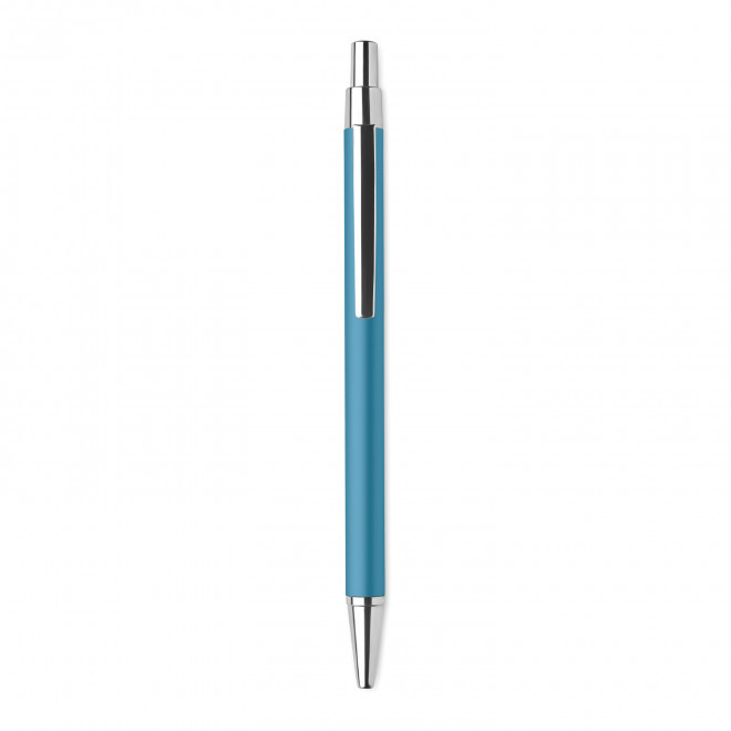 STYLO EN ALUMINIUM PERSONNALISABLE 'JURA RECYCLE'  - turquoise