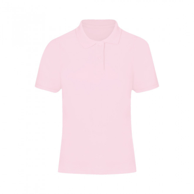 POLO FEMME COULEUR PERSONNALISABLE 'CHARLES' - rose