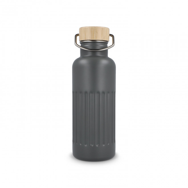 BOUTEILLE ISOTHERME CANNELE 500ML PERSONNALISABLE 'CANNI' - gris