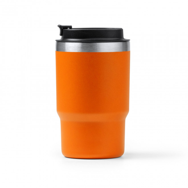 MUG ISOTHERME RECYCLE 560ML 'TENDENZA COLOR' - orange