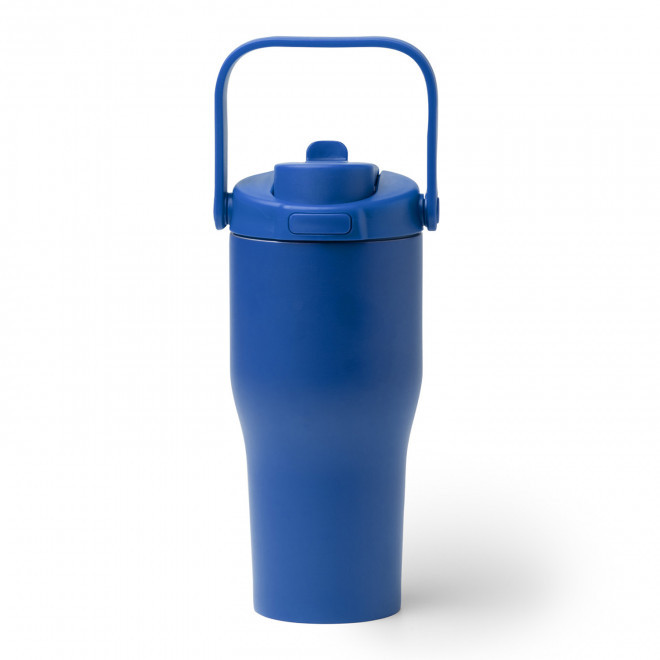 MUG NOMADE ISOTHERME 550ML PERSONNALISABLE 'VERSATI' - bleu royal