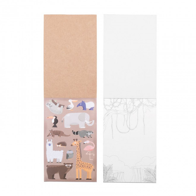 CARNET AUTOCOLLANTS PERSONNALISABLE 'EDGOU' - beige