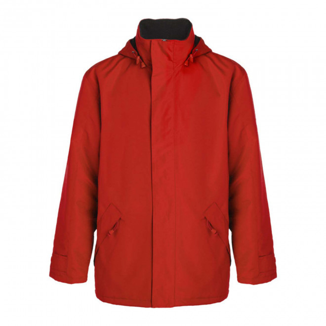RAPIDE 4J - PARKA PUBLICITAIRE HOMME 'EUROPA' - rouge
