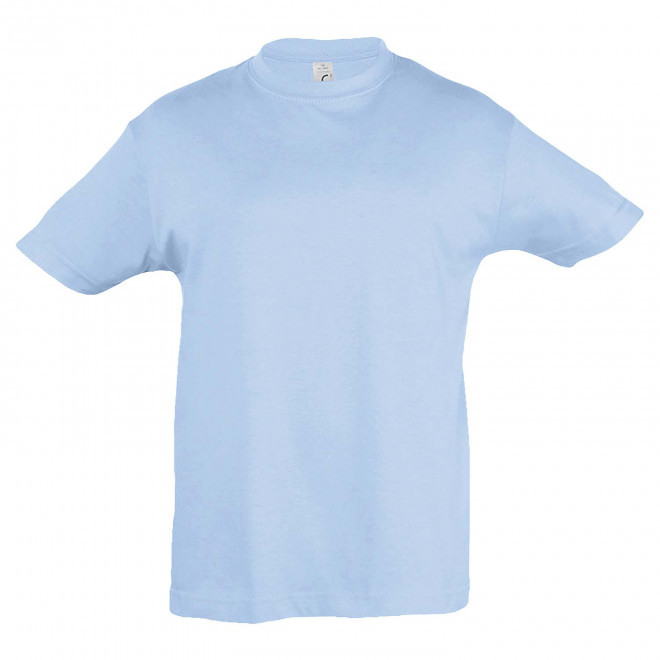 RAPIDE 4J  TEE-SHIRT BLANC PUBLICITAIRE ENFANT 'REGENT KIDS' 150 GR/M - bleu ciel