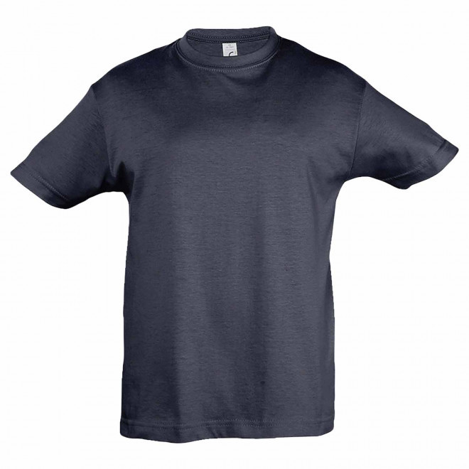 RAPIDE 4J  TEE-SHIRT BLANC PUBLICITAIRE ENFANT 'REGENT KIDS' 150 GR/M - marine profond