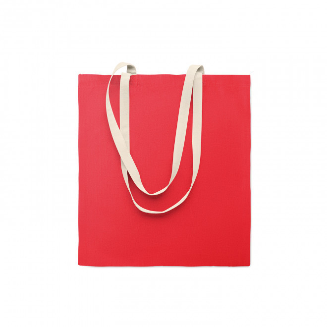TOTE BAG PUBLICITAIRE BI COULEUR 140 GR 'AURIANOS' - rouge