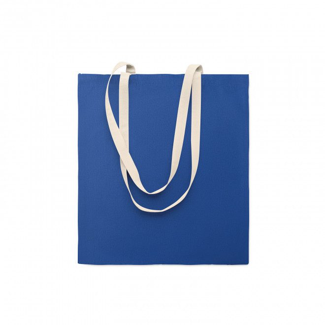 TOTE BAG PUBLICITAIRE BI COULEUR 140 GR 'AURIANOS' - bleu royal