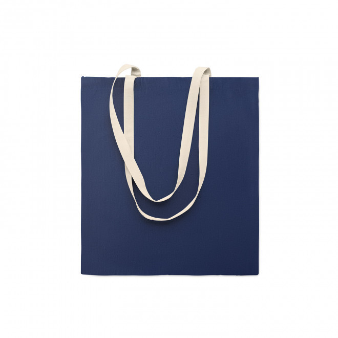 TOTE BAG PUBLICITAIRE BI COULEUR 140 GR 'AURIANOS' - bleu