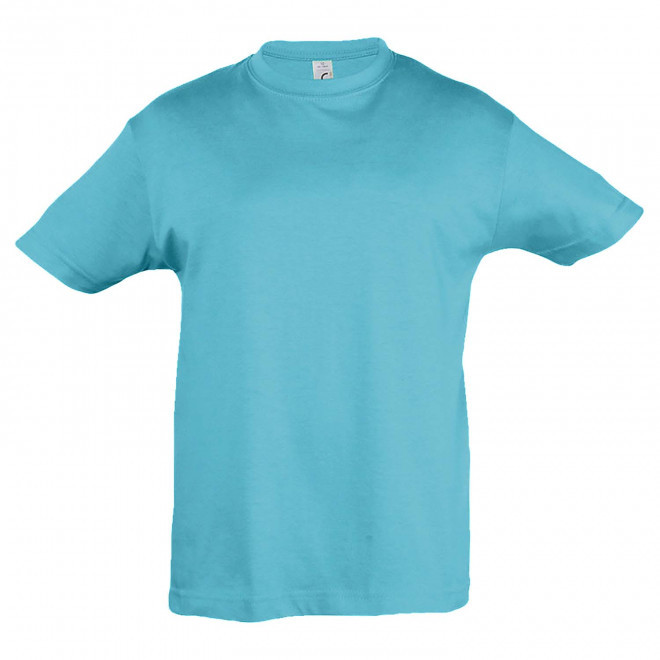 RAPIDE 4J  TEE-SHIRT BLANC PUBLICITAIRE ENFANT 'REGENT KIDS' 150 GR/M - bleu atoll