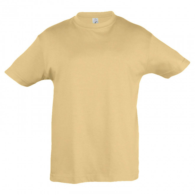 RAPIDE 4J  TEE-SHIRT BLANC PUBLICITAIRE ENFANT 'REGENT KIDS' 150 GR/M - sable
