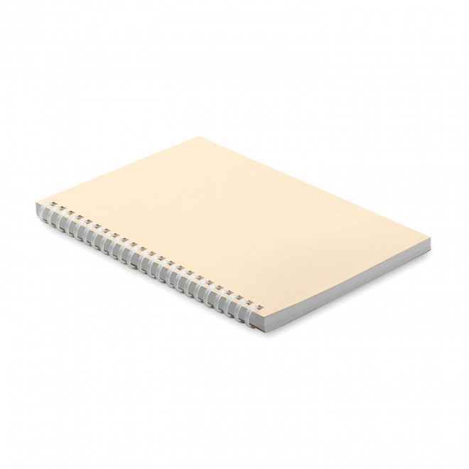 CARNET A5 SPIRALES PERSONNALISABLE 'GIRARDINHO' - beige
