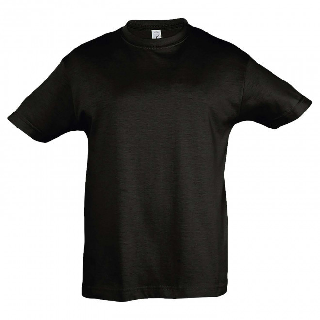 RAPIDE 4J  TEE-SHIRT BLANC PUBLICITAIRE ENFANT 'REGENT KIDS' 150 GR/M - noir
