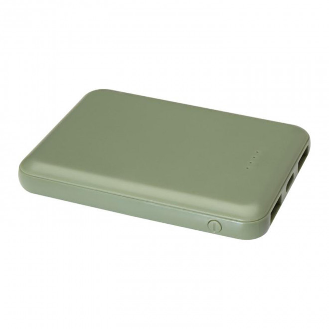 BATTERIE RECYCLE PERSONNALISABLE 5000 MAH 'POWTEN' - vert