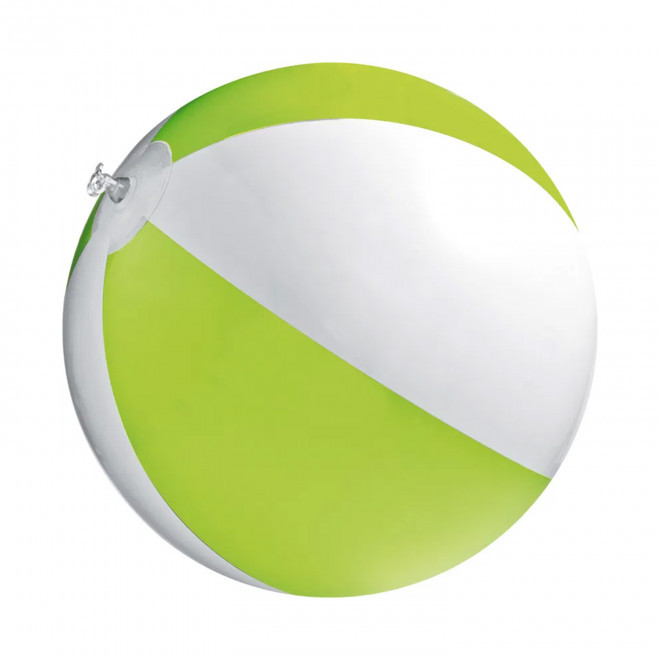 BALLON PLAGE PERSONNALISABLE 'GRAND PLAYA' - vert pomme