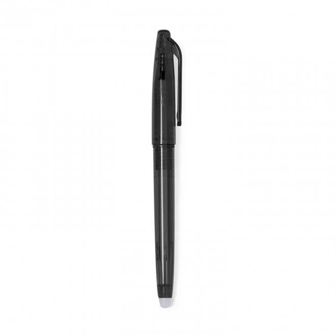 STYLO EFFACABLE PERSONNALISABLE 'POLI' - noir